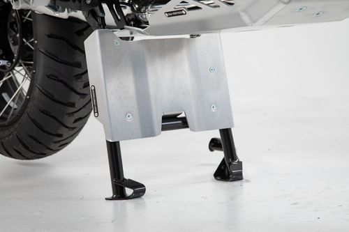 Engine guard extension for centerstand